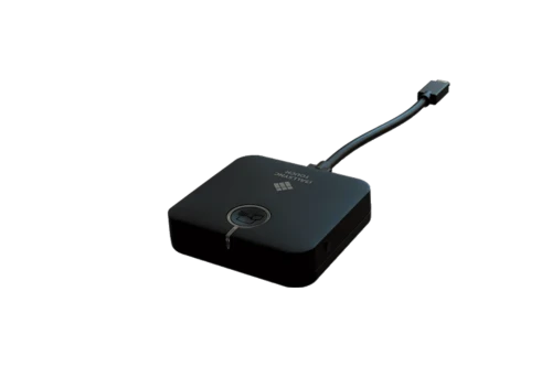 I3CONNECT COMPARTA SU PANTALLA AL INSTANTE SIN NINGUNA INSTALACIÃN. CONECTA EL I3CONNECT ALLSYNC TOUCH TRANSMITTER A TU DISPOSITIVO Y PULSA EL BOTÃN PARA EMPEZAR A COMPARTIR. (10010750)_0