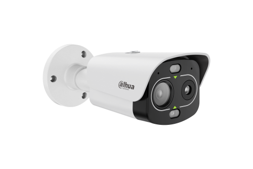 DHI-TPC-BF1241-LB7F6-DW-S8-V1: DAHUA CAMARA TERMICA IP BULLET DUAL EUREKA, TERMICA 256X192 7MM F1.0, VISIBLE 4MP 6MM F1.6, IR 50M, AUDIO/ALARMA, MICROSD HASTA 256GB, POE/12VDC, IP67_0