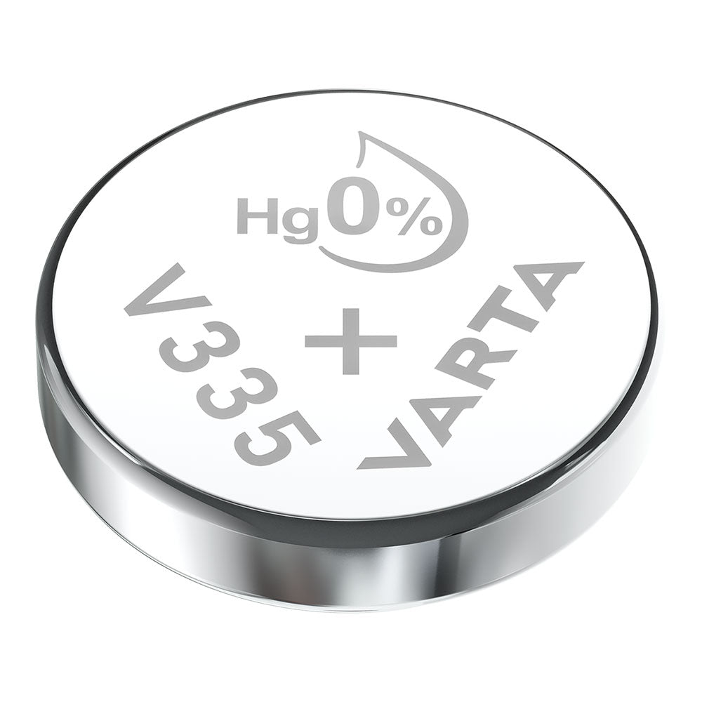 Bateria de botÃ£o sr512sw - v335 varta 100mah (blÃ­ster 1 unid.) Ã¸5,8x1,25mm_0