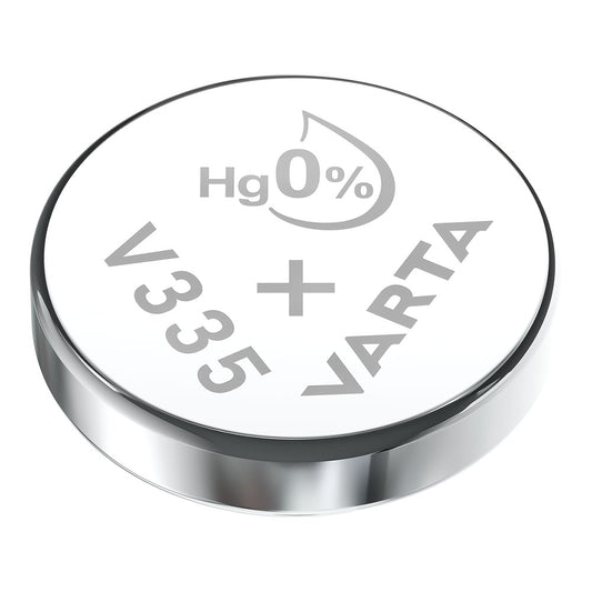 Bateria de botÃ£o sr512sw - v335 varta 100mah (blÃ­ster 1 unid.) Ã¸5,8x1,25mm_0