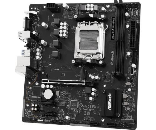 Placa Base Asrock A620AM-HVS/ DDR5/ PCIe 4.0/ Socket AM5/ Micro ATX_3