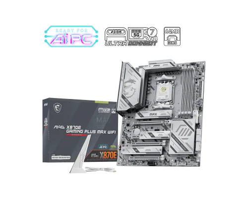 Mainboard MSI MAG X870E GAMING PLUS MAX WIFI / Preto / 7E70-016R_0