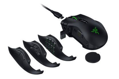 Razer Naga V3 Pro ratÃ³n Juego Mano derecha RF Wireless + Bluetooth + USB Type-C Ãptico 50000 DPI_1