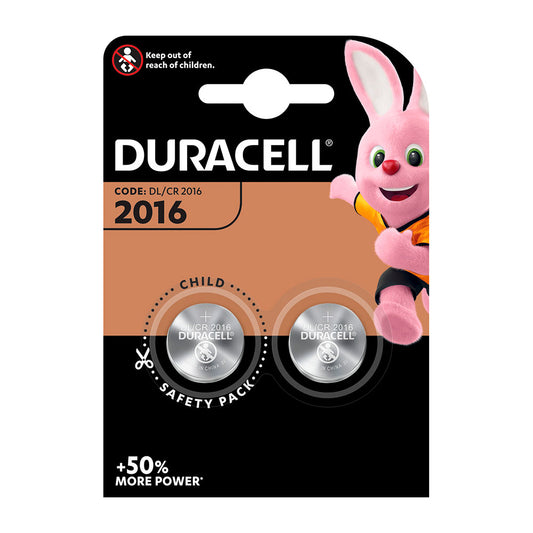 Micro pilha lÃ­tio botÃ£o duracell cr2016 (blÃ­ster 2 unid.) Ã¸20x1,6mm_0