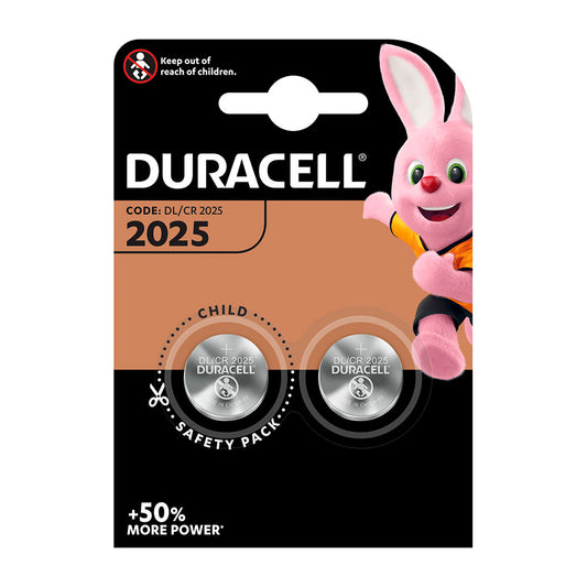 Micro pilha lÃ­tio botÃ£o duracell cr2025 3v (blÃ­ster 2 unid.) Ã¸20x2,5mm_0