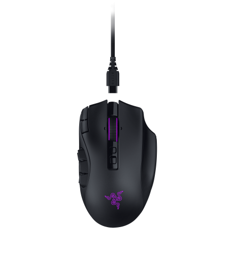 Razer Naga V3 Pro ratÃ³n Juego Mano derecha RF Wireless + Bluetooth + USB Type-C Ãptico 50000 DPI_9