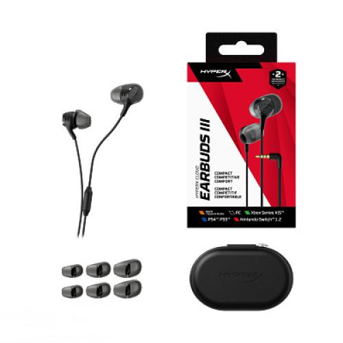 HyperX Auriculares Cloud Earbuds III negros_3
