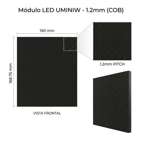 UNILUMIN MODULE 150X168.75 FOR CABINET UMINIW 1.2 LED COB SIZE: 600X337.5 MM BRIGHTNESS: 800 NITS REFRESH RATE 3840HZ MAINTENANCE FRONT (AUN2E4869B)_0