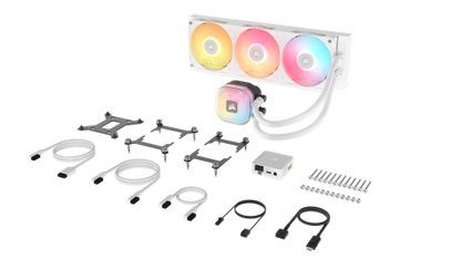 VENTI. CPU CORSAIR ICUE LINK TITAN II 360 RX RGB WHITE 360MM RADIATOR LIQUID CPU COOLER CW-9061038-WW_3