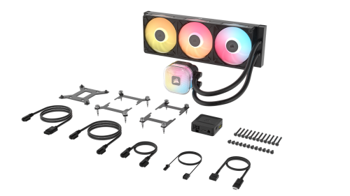 VENTI. CPU CORSAIR ICUE LINK TITAN II 360 RX RGB 360MM RADIATOR LIQUID CPU COOLER CW-9061037-WW_3