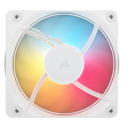 VENTILADOR CAJA CORSAIR RX II RGB SERIES ICUE LINK RX120 II RGB WHITE 120MM RGB FAN SINGLE FAN CO-9051058-WW_1