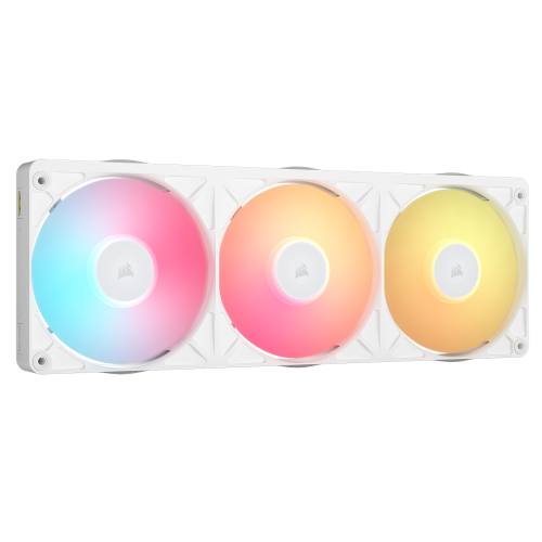 VENTILADOR CAJA CORSAIR RX II RGB SERIES ICUE LINK RX360 II UNIFIED FRAME RGB WHITE WITH ICUE LINK SYSTEM HUB 360MM RGB FAN TRIPLE FAN CO-9051060-WW_0