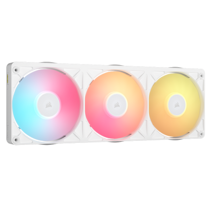 VENTILADOR CAJA CORSAIR RX II RGB SERIES ICUE LINK RX360 II UNIFIED FRAME RGB WHITE WITH ICUE LINK SYSTEM HUB 360MM RGB FAN TRIPLE FAN CO-9051060-WW_0