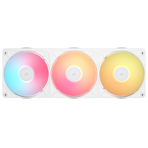VENTILADOR CAJA CORSAIR RX II RGB SERIES ICUE LINK RX360 II UNIFIED FRAME RGB WHITE WITH ICUE LINK SYSTEM HUB 360MM RGB FAN TRIPLE FAN CO-9051060-WW_2