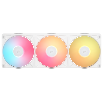 VENTILADOR CAJA CORSAIR RX II RGB SERIES ICUE LINK RX360 II UNIFIED FRAME RGB WHITE WITH ICUE LINK SYSTEM HUB 360MM RGB FAN TRIPLE FAN CO-9051060-WW_2
