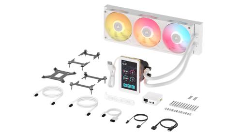 VENTI. CPU CORSAIR ICUE LINK TITAN II 360 RX LCD WHITE 360MM RADIATOR LIQUID CPU COOLER CW-9061046-WW_3