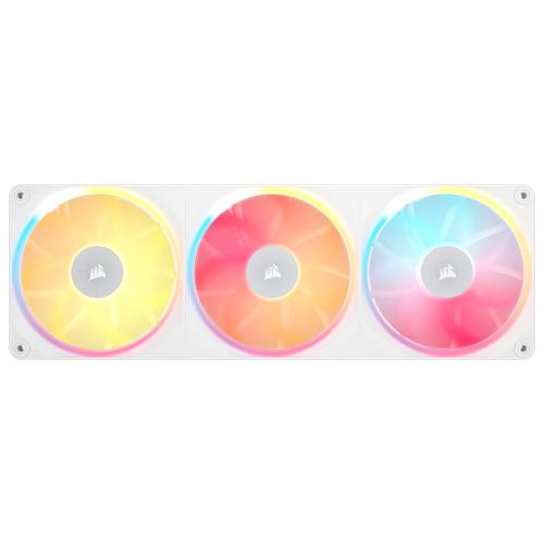 VENTILADOR CAJA CORSAIR LX RGB SERIES ICUE LINK LX360 RGB WHITE 360MM RGB FAN TRIPLE FAN CO-9051066-WW_1