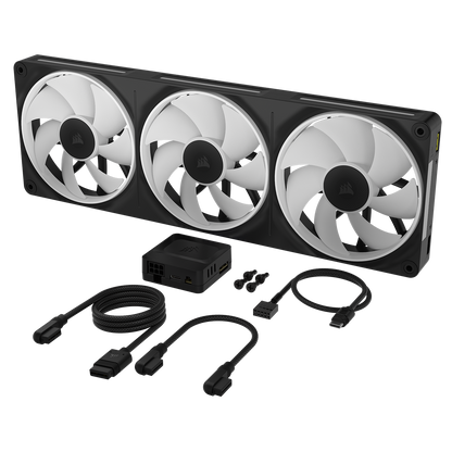 VENTILADOR CAJA CORSAIR LX RGB SERIES ICUE LINK LX360 RGB 360MM RGB FAN TRIPLE FAN CO-9051065-WW_3