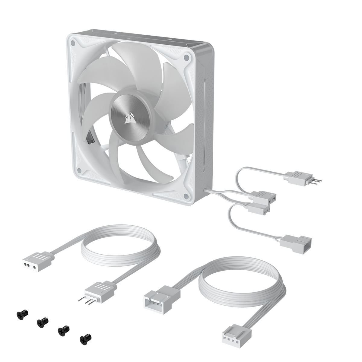 VENTILADOR CAJA CORSAIR RS120 II ARGB WHITE 120MM ARGB FAN SINGLE PACK CO-9051070-WW_3