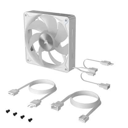 VENTILADOR CAJA CORSAIR RS120 II ARGB WHITE 120MM ARGB FAN SINGLE PACK CO-9051070-WW_3