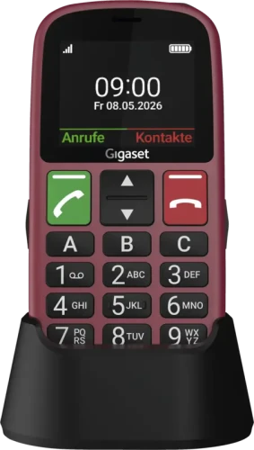 Teléfono Móvil Gigaset GL30 para Personas Mayores/ 4G/ Rojo_2