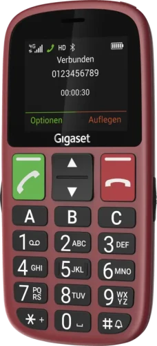 Teléfono Móvil Gigaset GL30 para Personas Mayores/ 4G/ Rojo_3