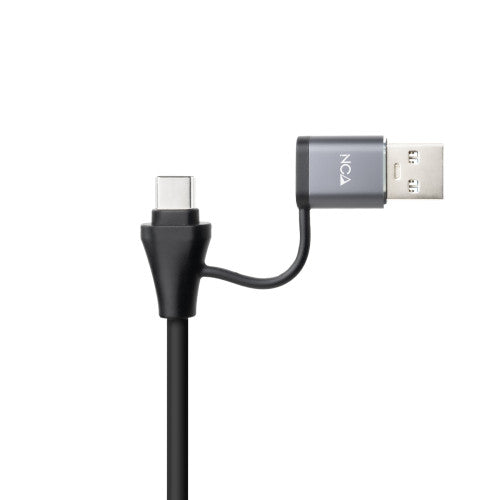 Adaptador USB Macho + USB Tipo-C Macho - RJ45 Nanocable 10.03.0411/ 1000Mbps_2