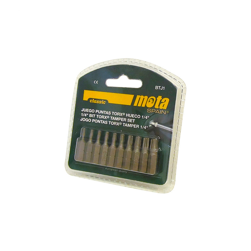 Jogo de pontas torx tamper x 25mm 10 unid. btj1 mota_0