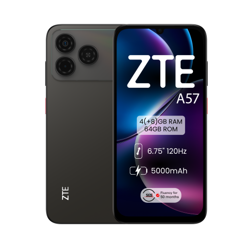 Smartphone ZTE A57 4GB/ 128GB/ 6.75"/ Negro_1