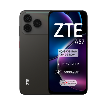 Smartphone ZTE A57 4GB/ 128GB/ 6.75"/ Negro_1