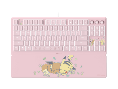 Razer Ornata V3 Tenkeyless â Pikachu & Eevee Edition teclado Juego USB Rosa_0