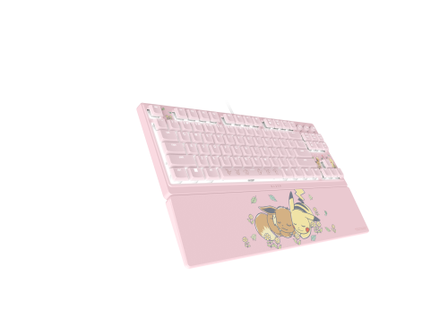 Razer Ornata V3 Tenkeyless â Pikachu & Eevee Edition teclado Juego USB Rosa_1