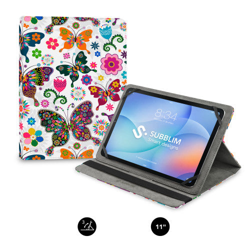 Funda Subblim Trendy Case Mariposas para Tablet de 9.6"-11"_1