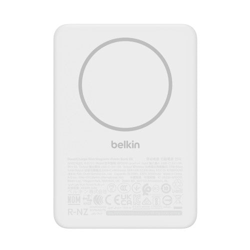 Carregador Belkin BOOSTCHARGE SLIM 5K MAGNETIC 7.5W / Branco / 0745883932610_0
