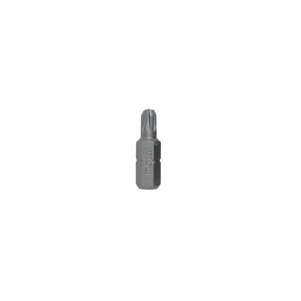 Jogo 10 pontas pozidriv pz 2x25mm 1/4" aÃ§o bpz225 mota_0