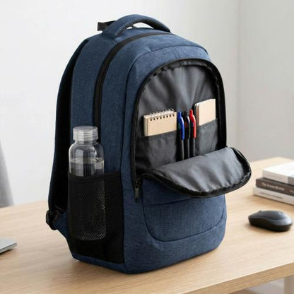 Mochila Subblim City Plus 26L Backpack para Portátiles hasta 16"/ Puerto USB/ Repelente al agua/ Reflectante/ Cinta para Trolley/ Azul_3