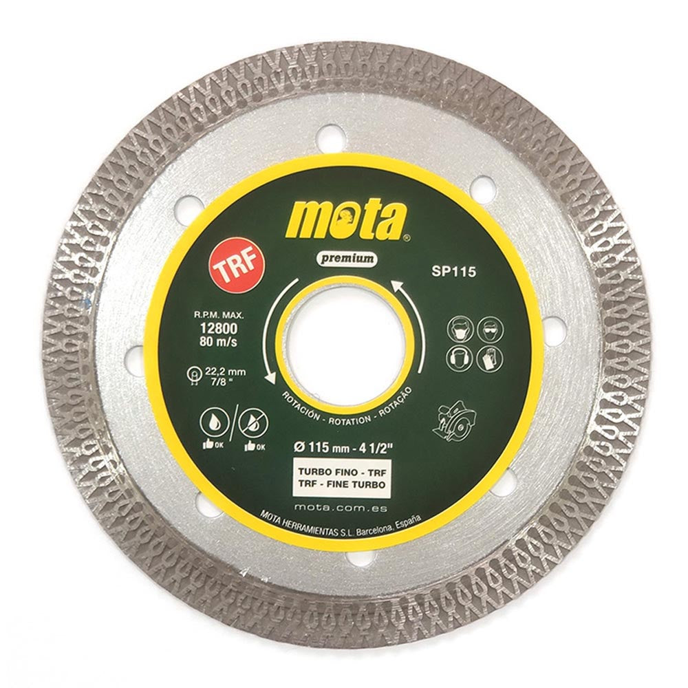 Disco diamante turbo fino trf Ã¸115mm 4-1,2" sp115 mota_0