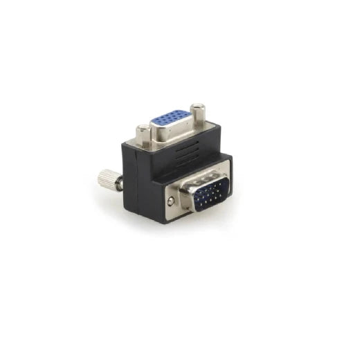 KRAMER CABLES & CONNECTORS CONNECT - CABLES ADAPTOR 15-PIN HD MALE TO FEMALE 90 DEGREE-MODEL (AD-GM/GF/RA) (99-719211101)_0