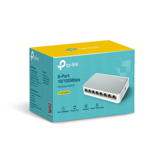 Switch TP-Link TL-SF1008D 8 Puertos/ RJ-45 10/100_3