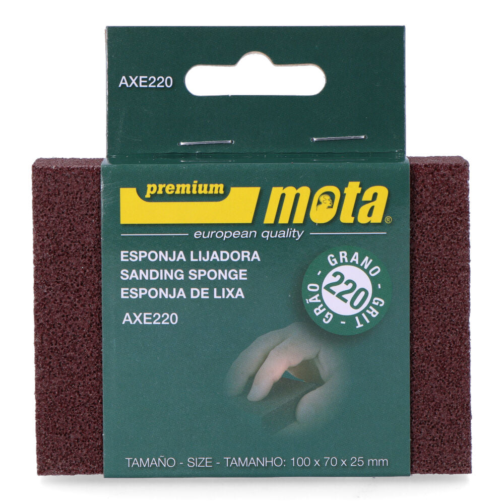 Lixa de esponja oxido de alumÃ­nio grÃ£o 220 axe220 mota_0