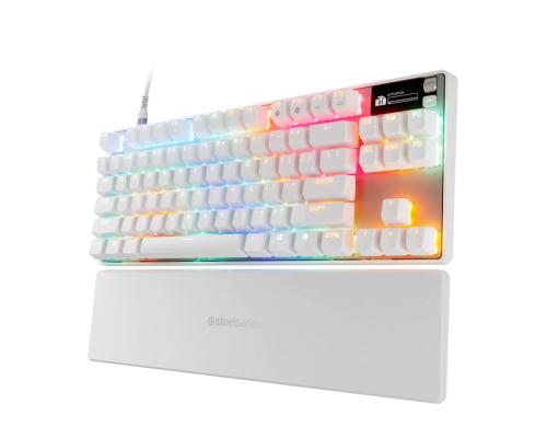 Steelseries APEX PRO TKL GEN 3 teclado Juego USB InglÃ©s de EE. UU. Blanco_0