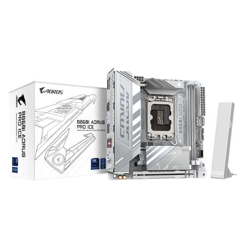 Mainboard GIGABYTE B860I AORUS PRO ICE / Branco_0