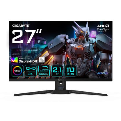 Monitor GIGABYTE AORUS FO27Q5P / QD-OLED / 27" / Preto_0