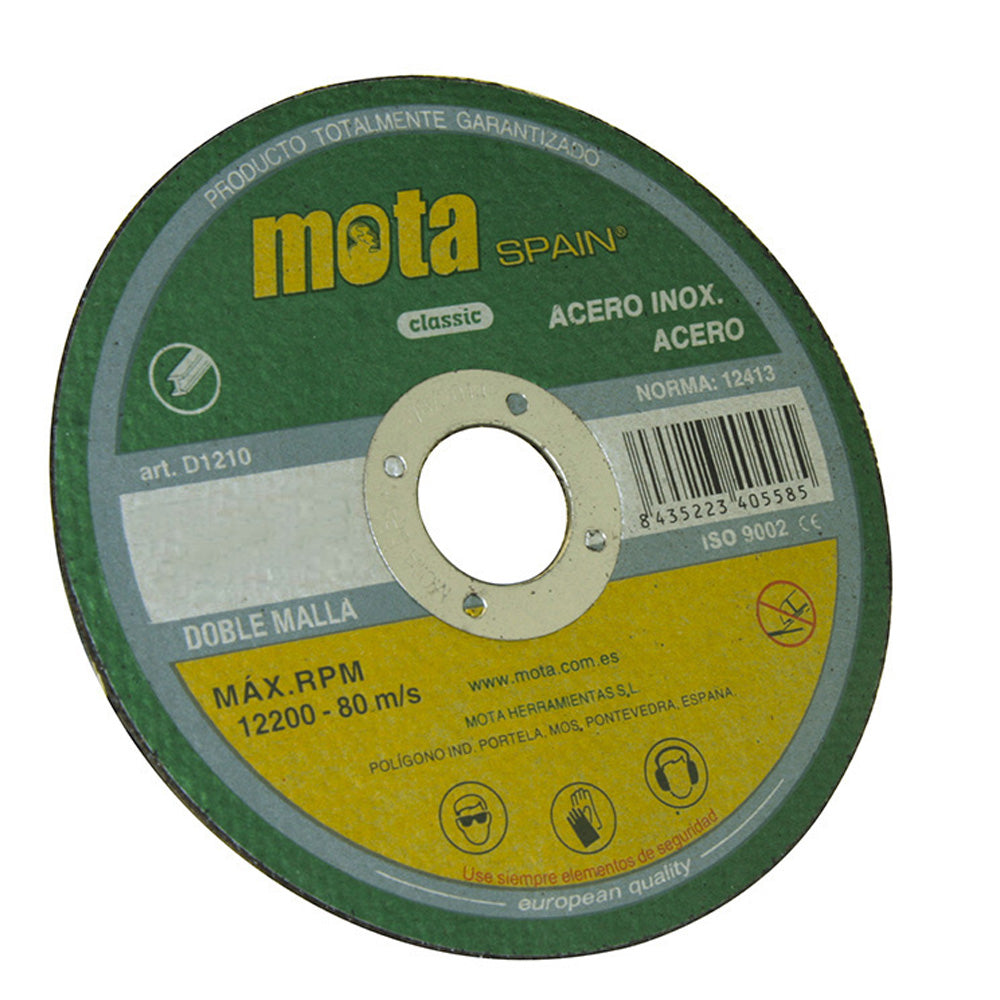 Disco de corte aÃ§o inox Ã¸180x1,6x22,23mm d1816 mota_0