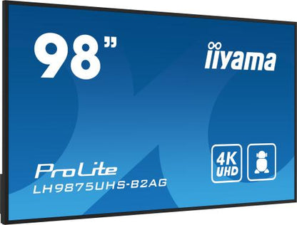 Display LCD IIYAMA ProLite LH9875UHS-B2AG / Preto / 98" 4K UHD_3