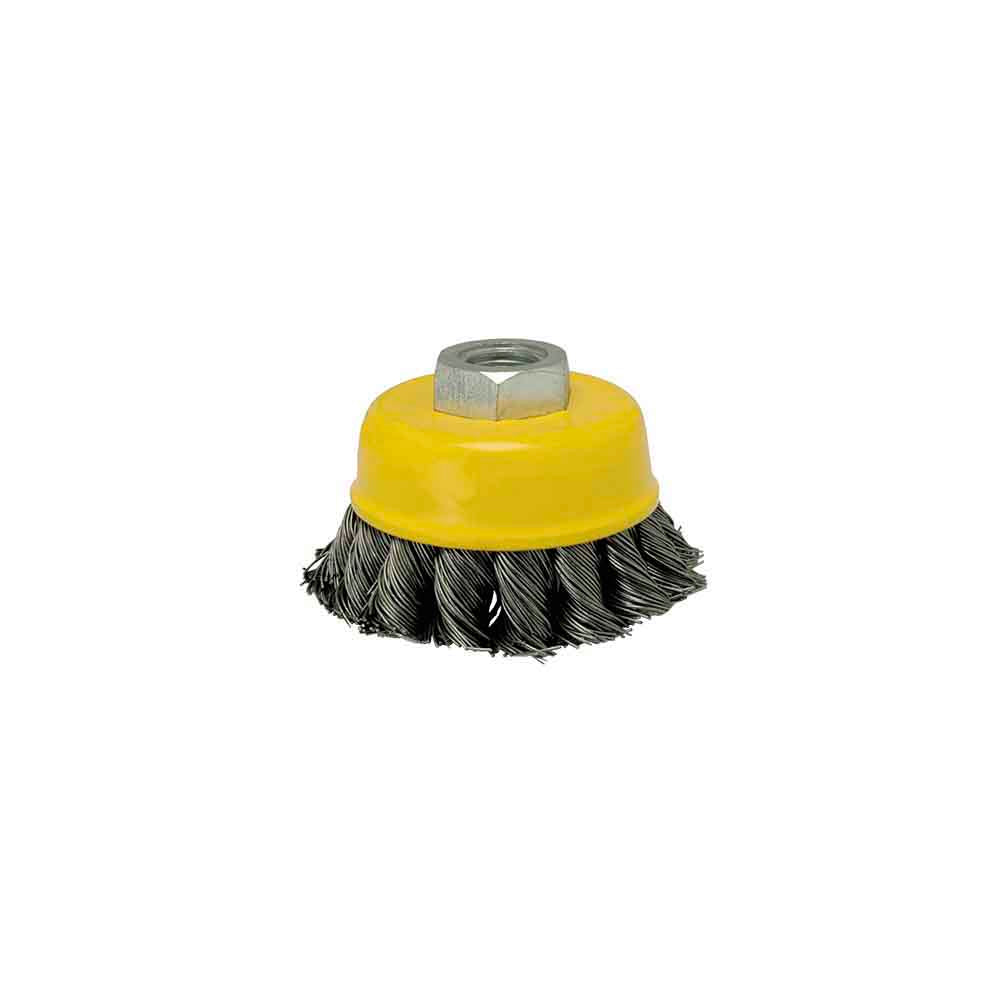 Escova copo arame tranÃ§adoÃ¸60mm fhr60 mota_0