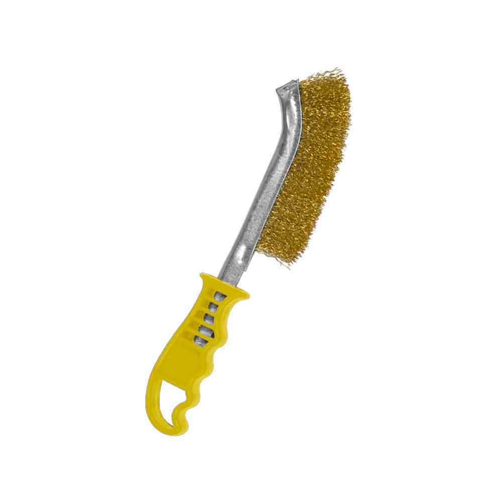 Escova universal de mao cabo de plastico bronze f116b mota_0