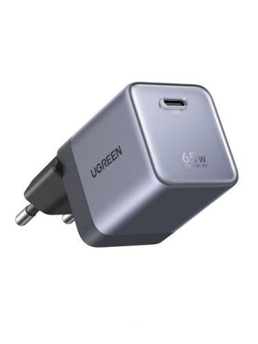 UGREEN NEXODE AIR 65W, POWER FOR LAPTOP (65W SINGLE-PORT GAN FAST CHARGER + USB-C*1 / GRAY + EUROPEAN STANDARD) "_0