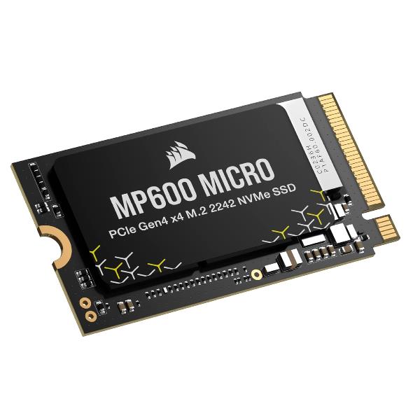 SSD CORSAIR MP600 / 1TB / M.2 2242 / Preto / CSSD-F1000GBMP600MCR2_0