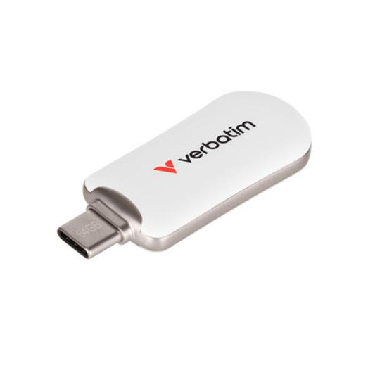 Verbatim Plectra White      64GB USB-C Flash Drive          30228_0